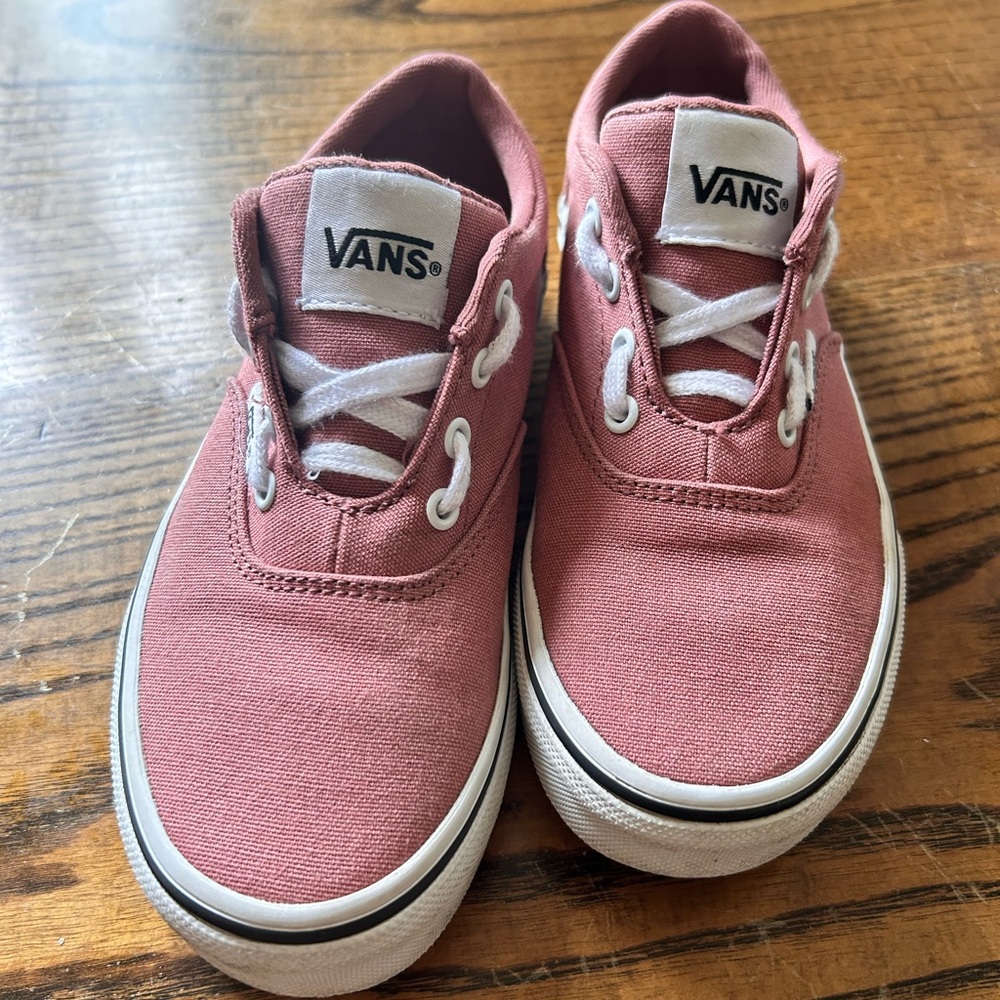 Vans Kids Sneakers in Pink Canvas